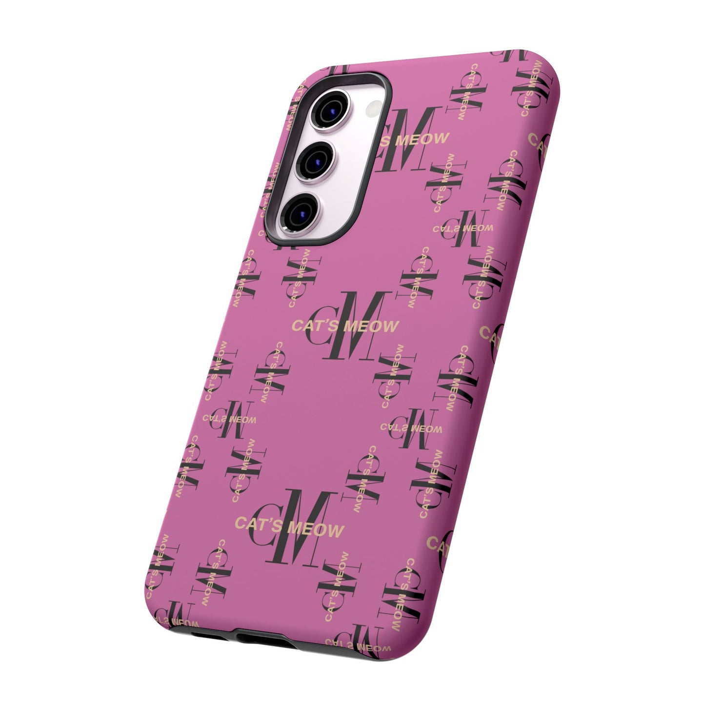 Phone Cases - Cat's Meow Logo Pattern Tough Cases