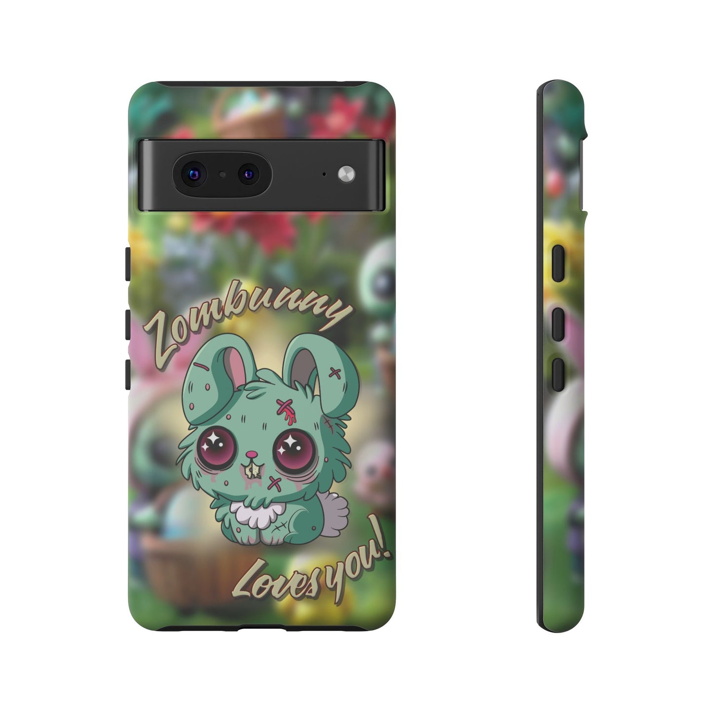 Phone Case - Cute Zombie Bunny - Zombunny Loves You