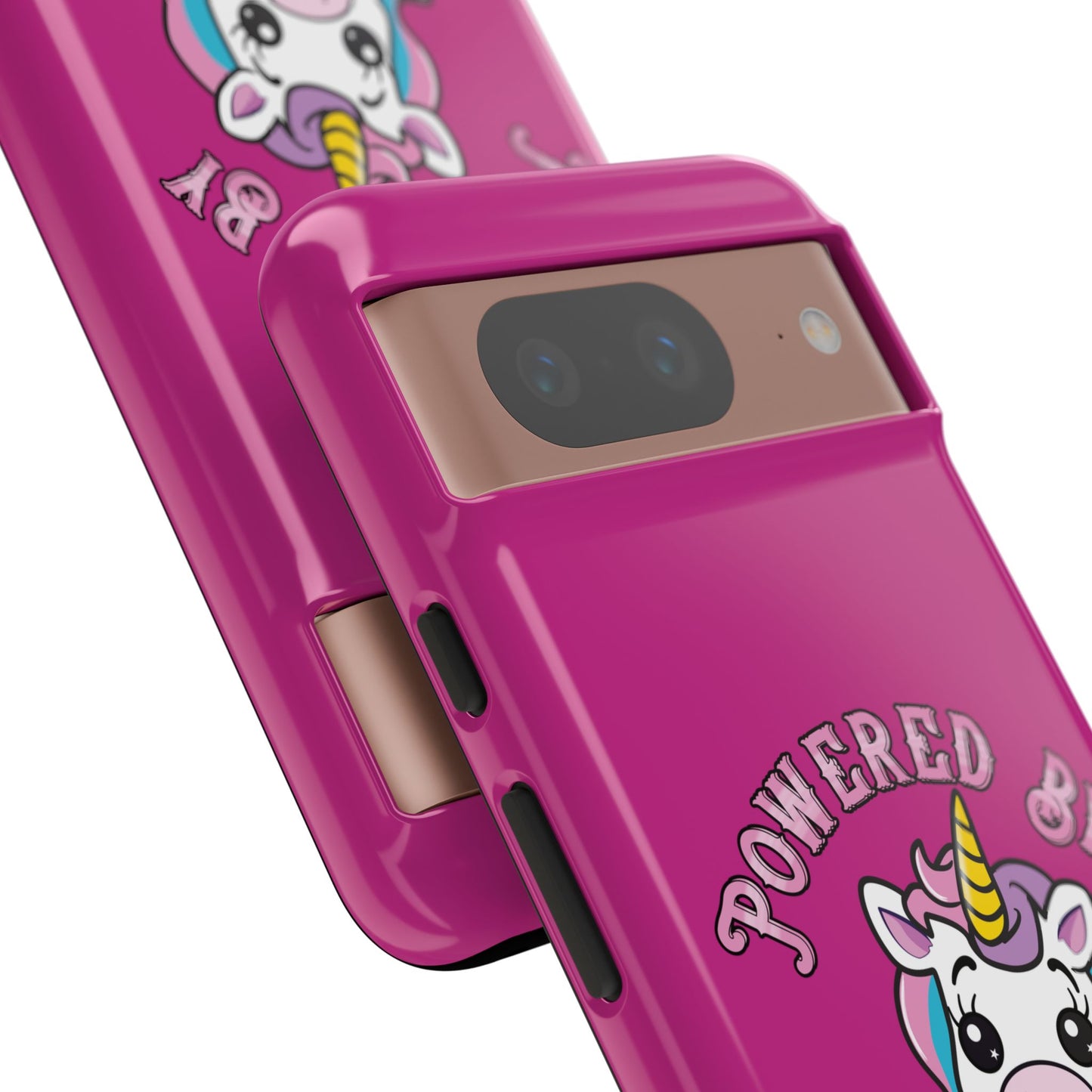 Phone Case - Powered by Unicorns and Chocolate