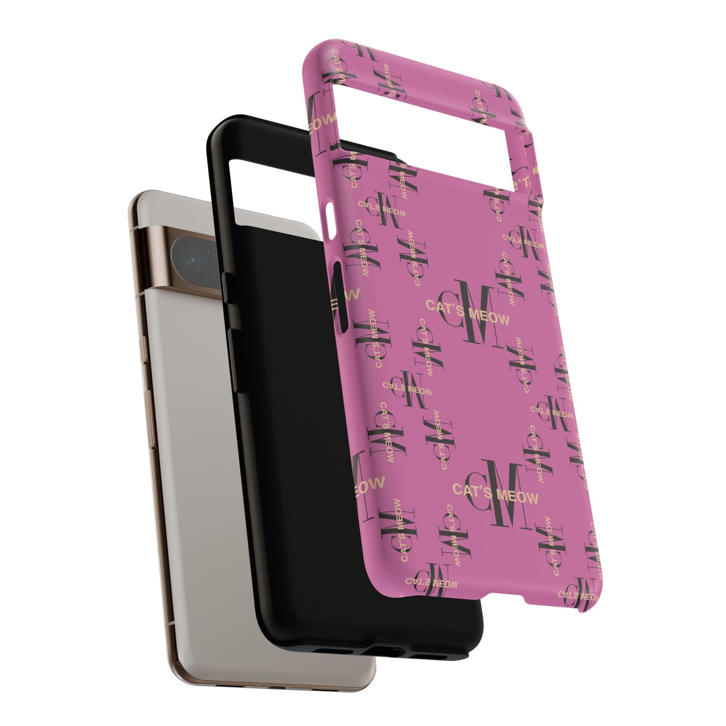 Phone Cases - Cat's Meow Logo Pattern Tough Cases