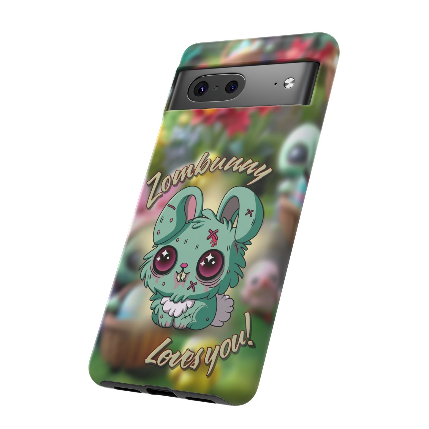 Phone Case - Cute Zombie Bunny - Zombunny Loves You