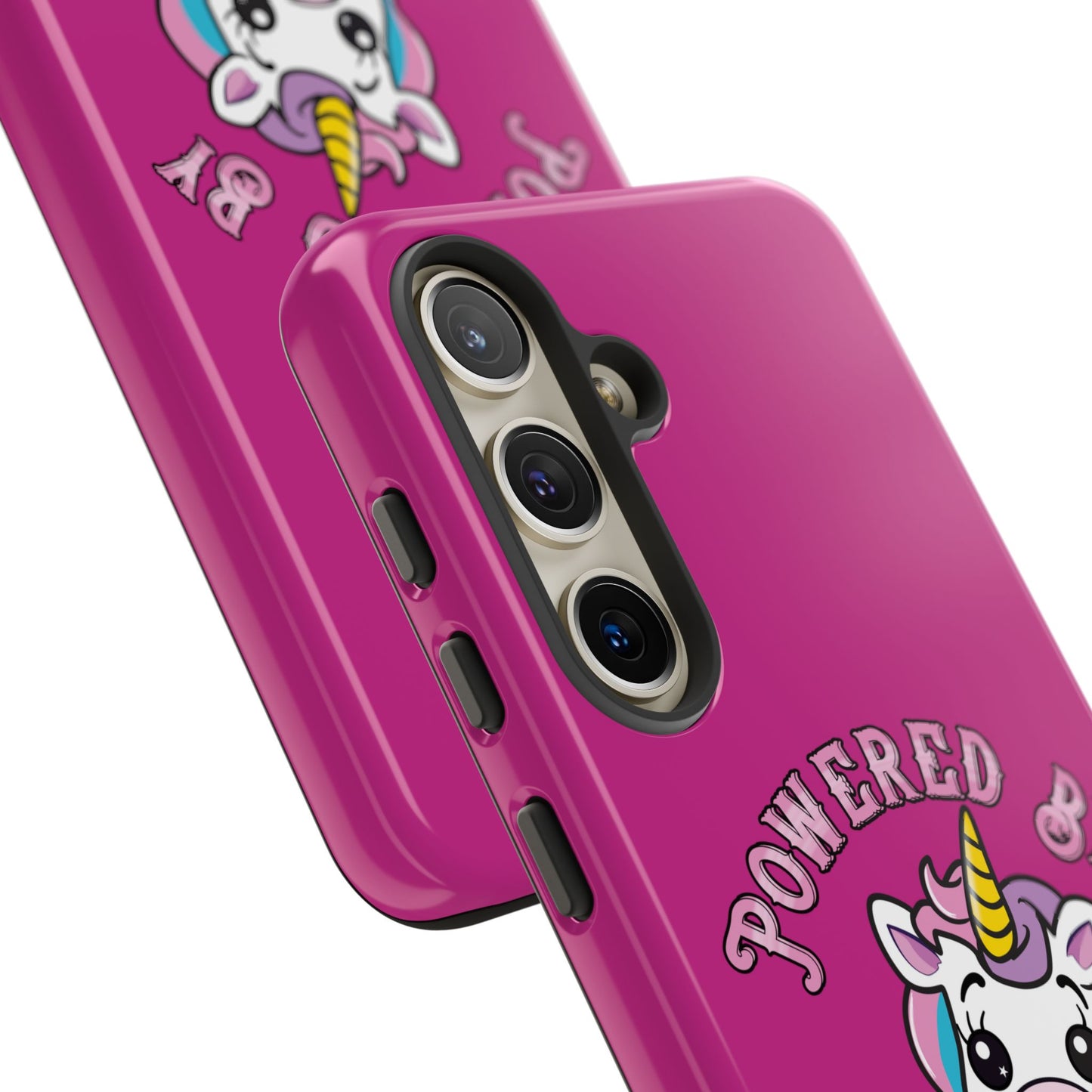 Phone Case - Powered by Unicorns and Chocolate