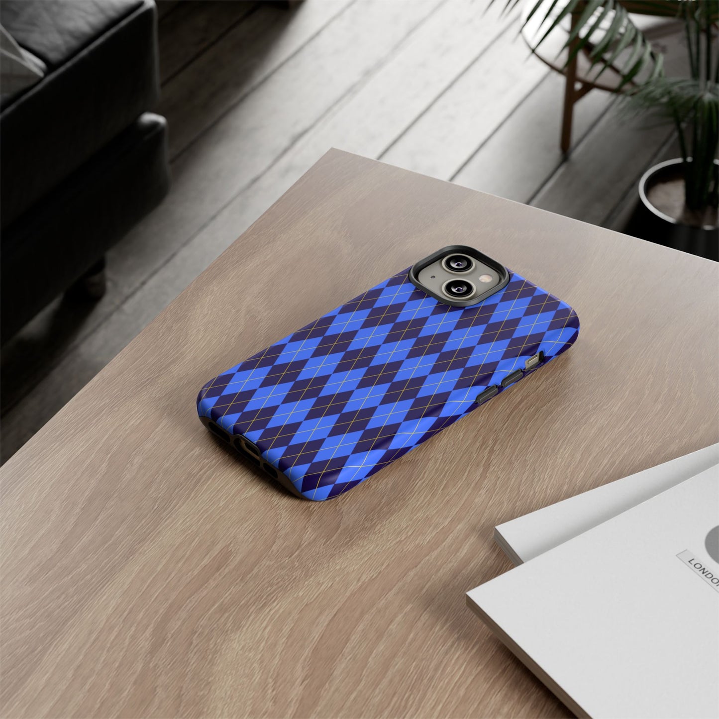 Stylish Argyle Phone Case - Tough Cases for Trendsetters