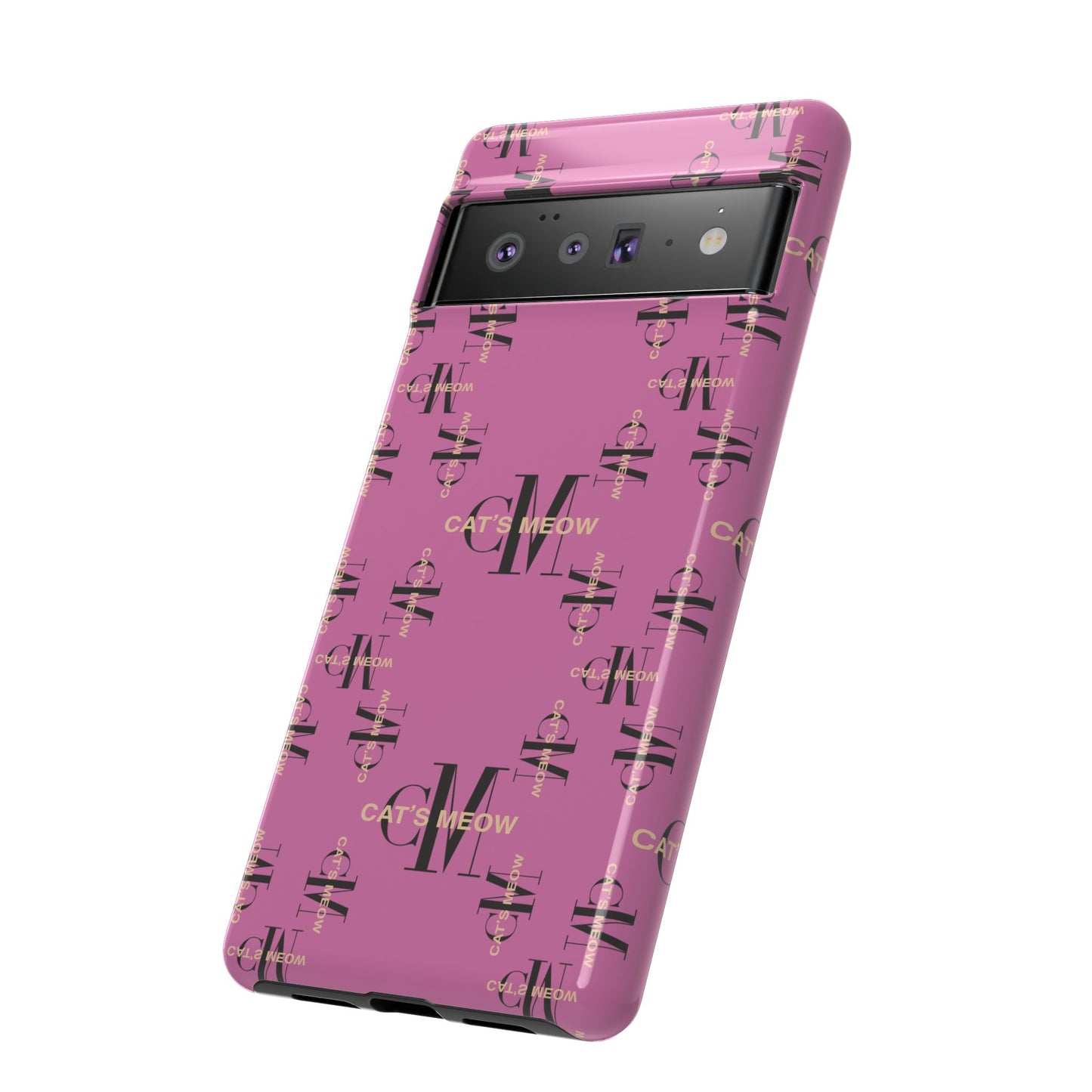 Phone Cases - Cat's Meow Logo Pattern Tough Cases