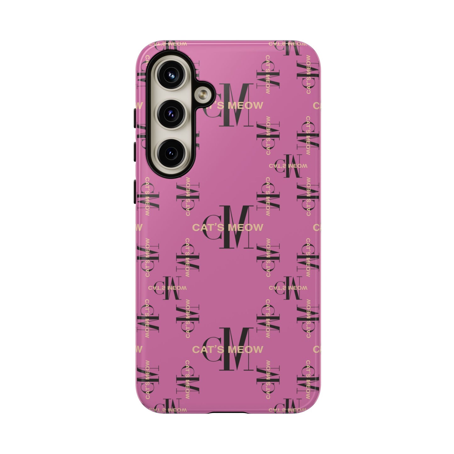 Phone Cases - Cat's Meow Logo Pattern Tough Cases