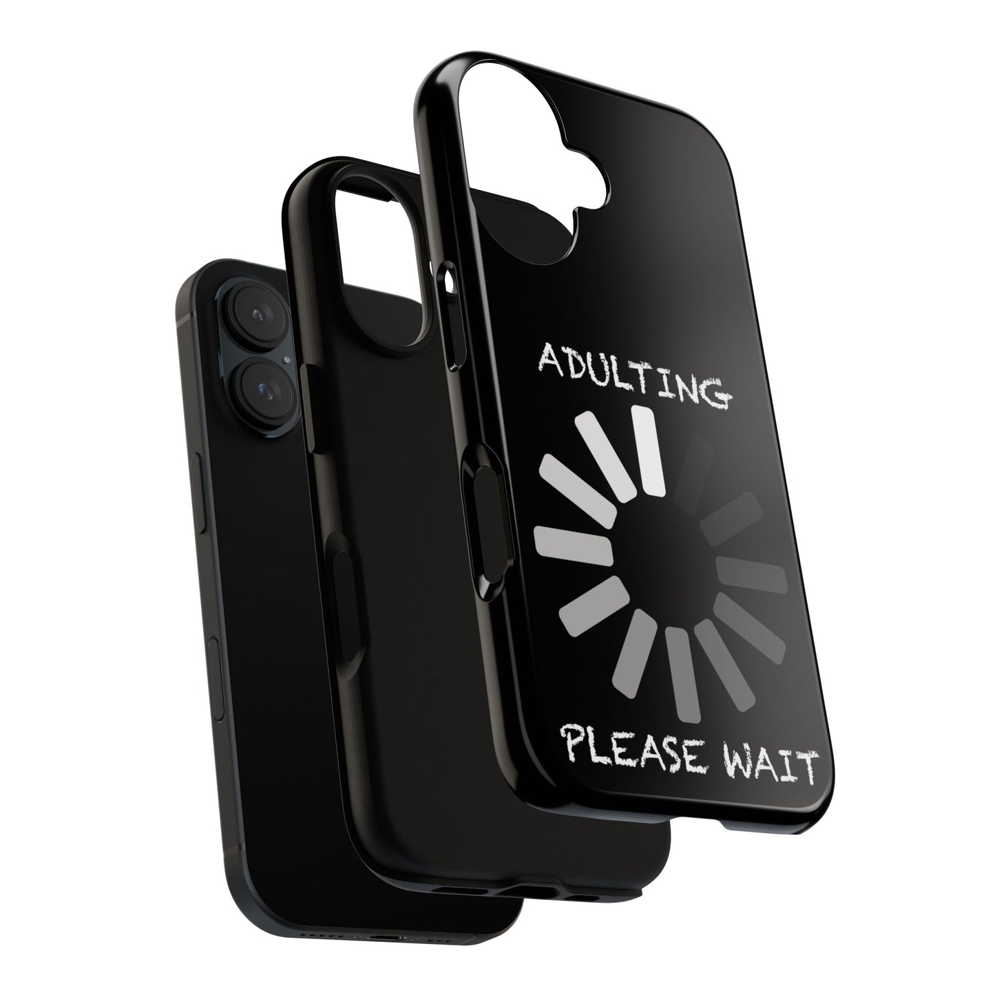 Phone Case - Adulting Please Wait Funny Tough Cases for Adults