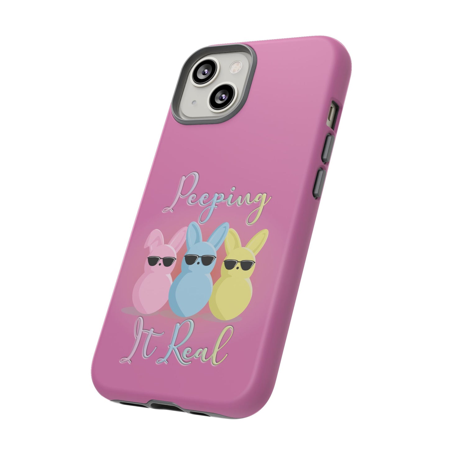 Phone Case - Peeping It Real Bunny Design for Easter & Spring