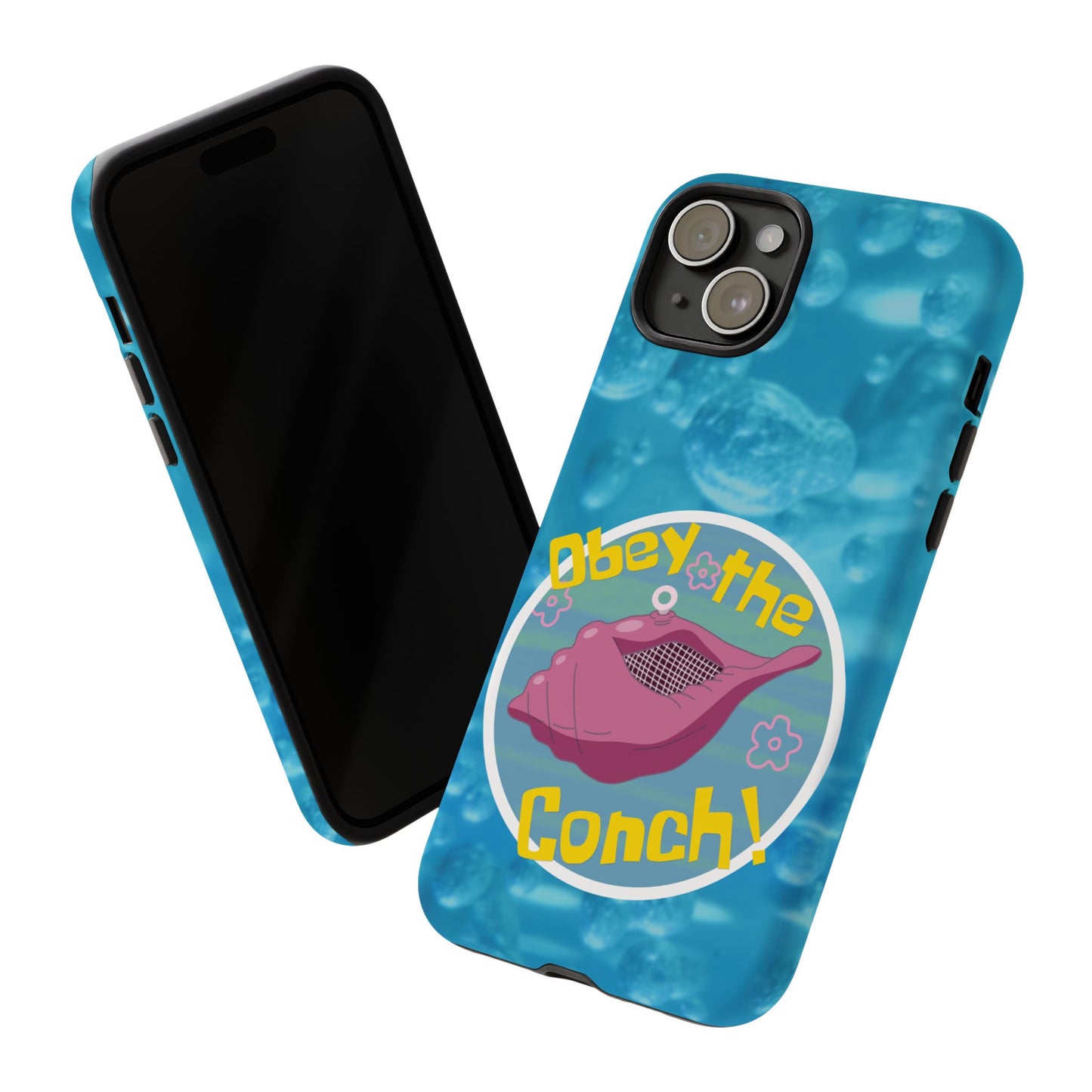 Phone Cases - Obey the Conch, Spongebob Design