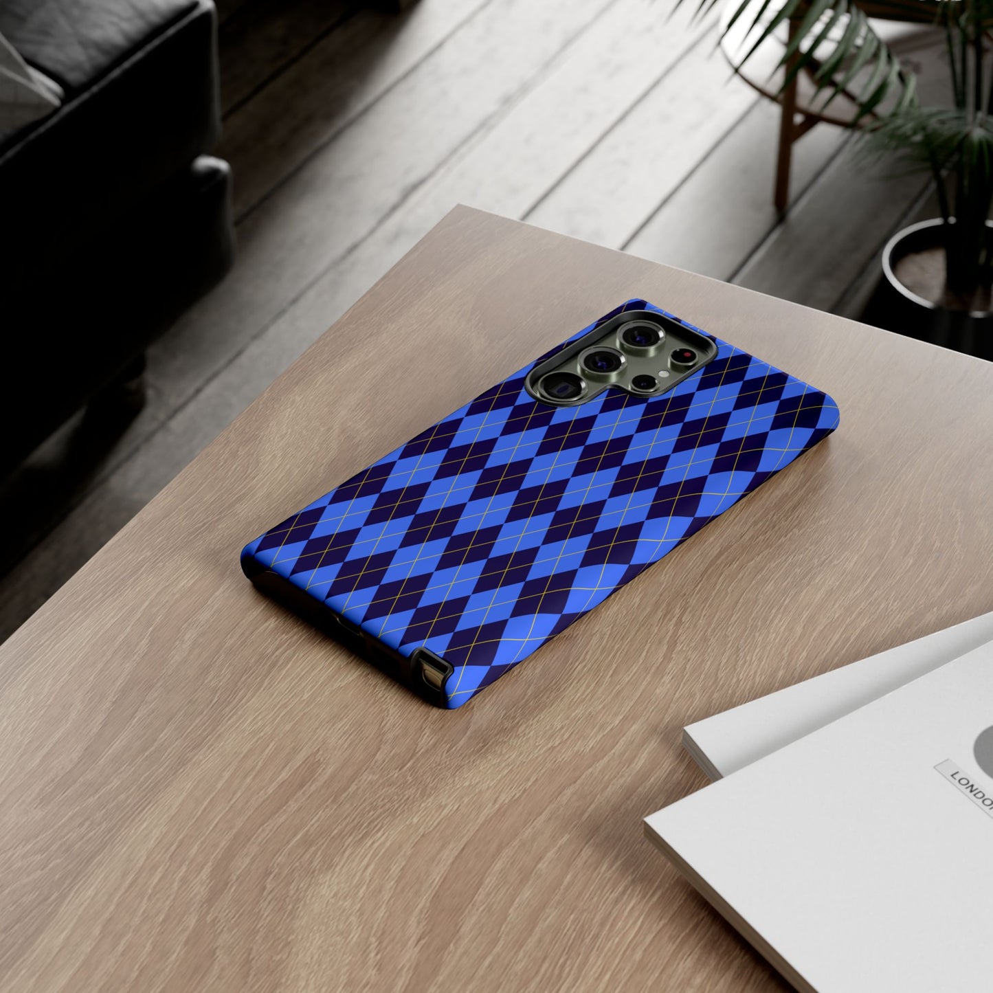 Stylish Argyle Phone Case - Tough Cases for Trendsetters