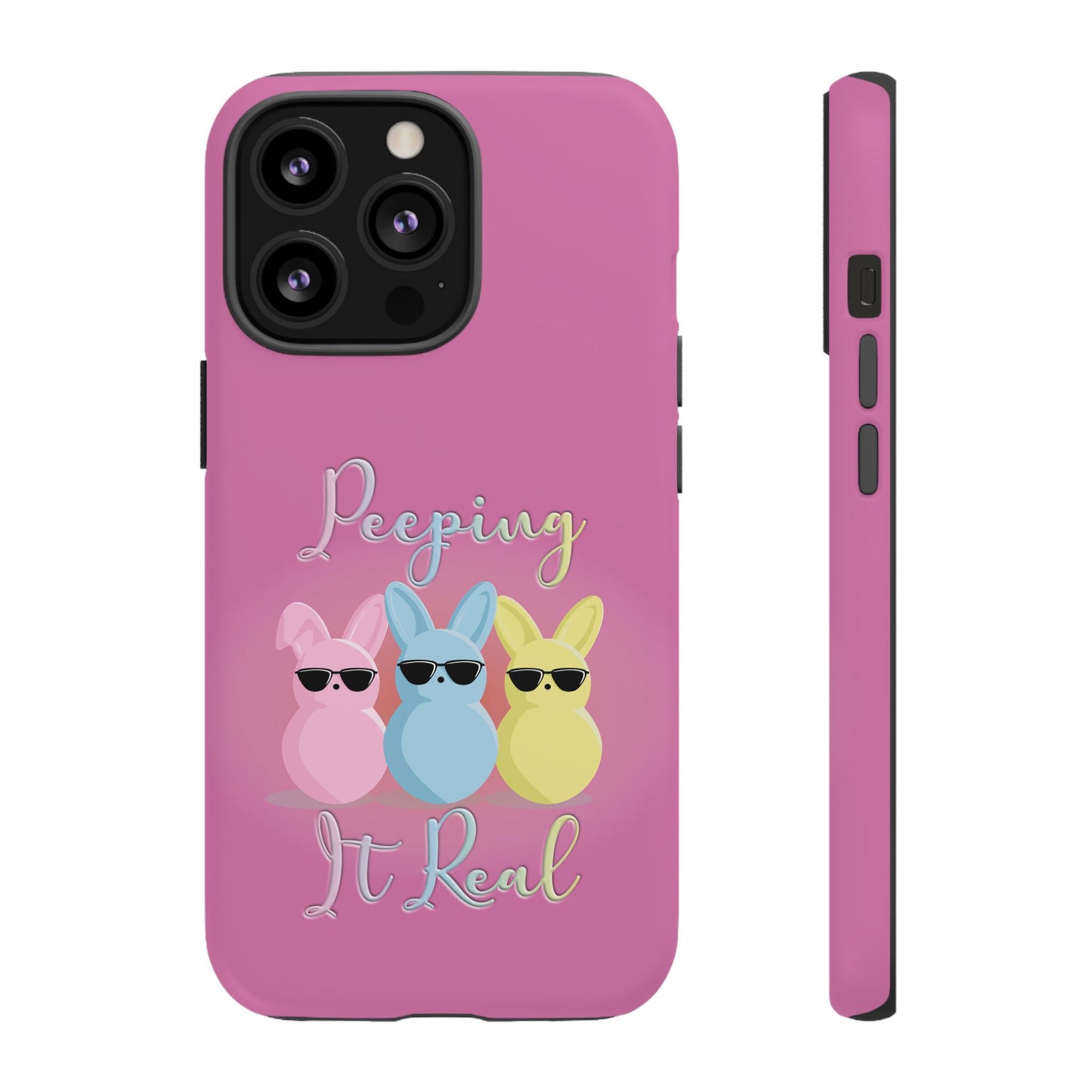 Phone Case - Peeping It Real Bunny Design for Easter & Spring