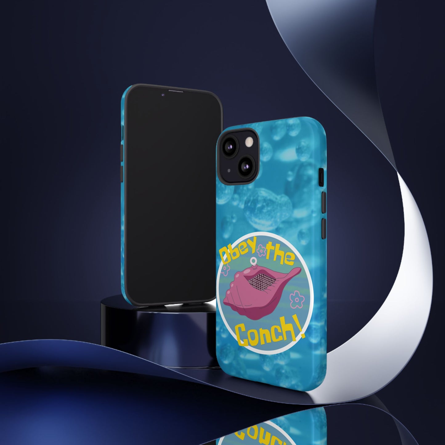 Phone Cases - Obey the Conch, Spongebob Design