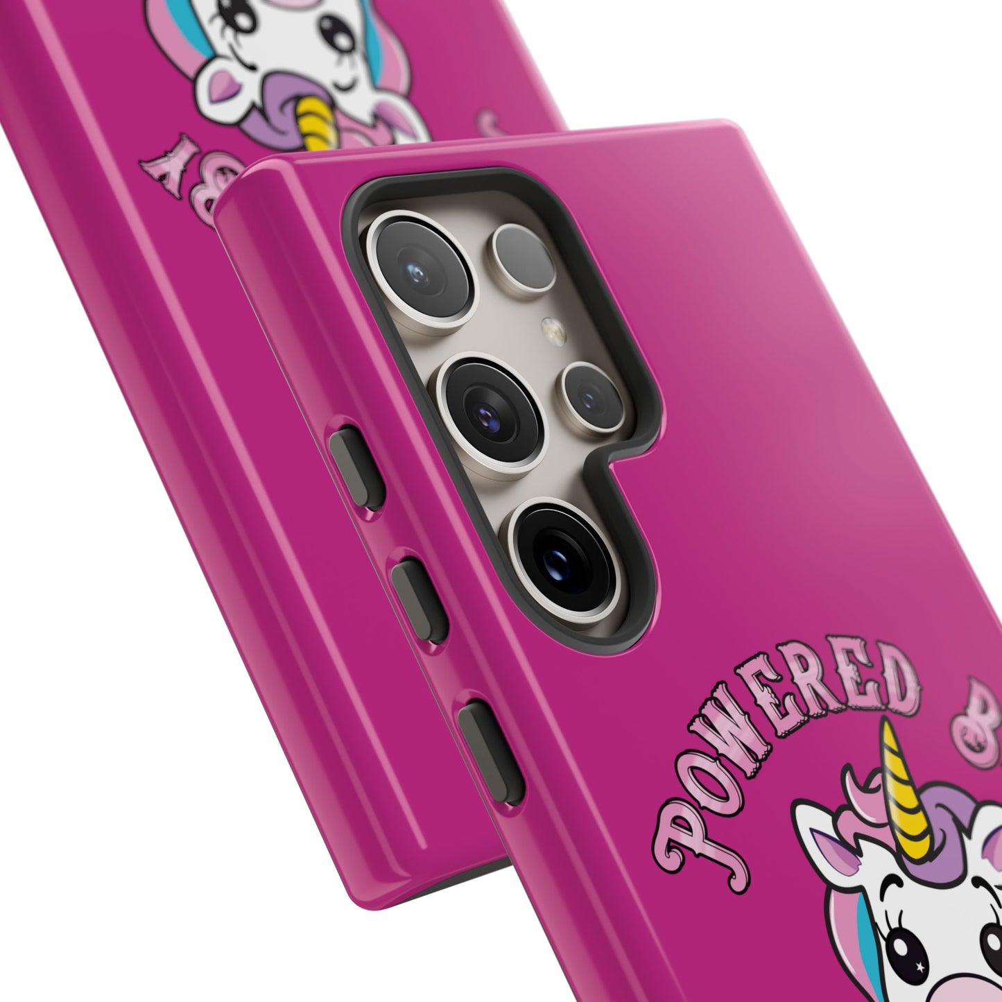 Phone Case - Powered by Unicorns and Chocolate