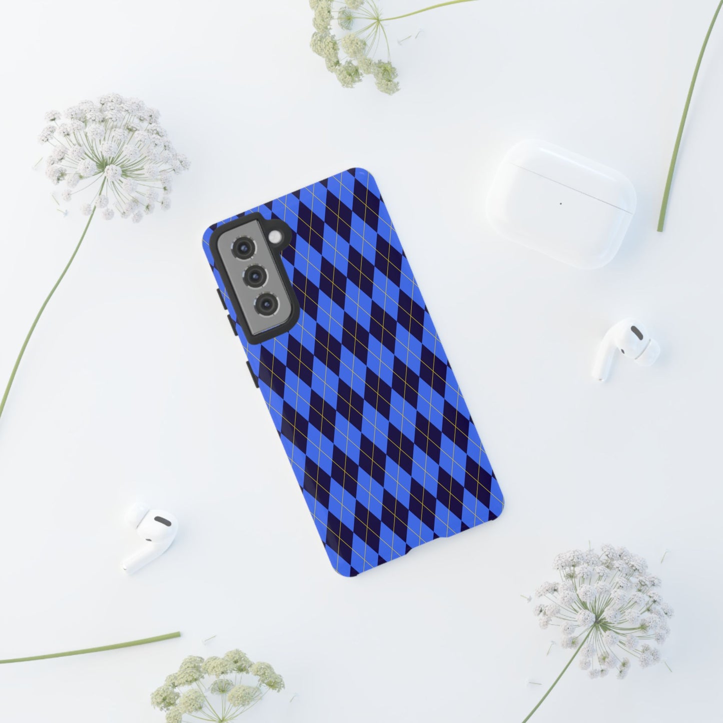 Stylish Argyle Phone Case - Tough Cases for Trendsetters