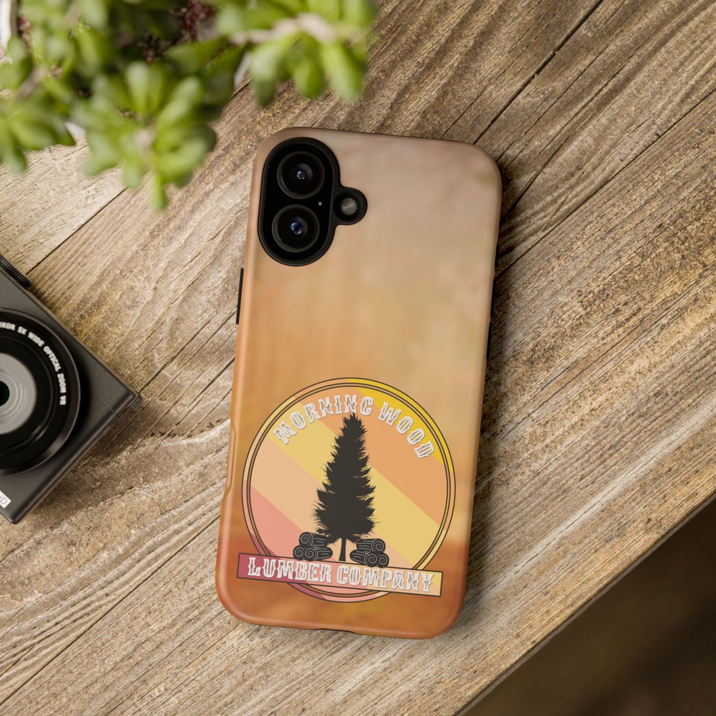 Vintage Morning Wood Phone Case - Tough Cases