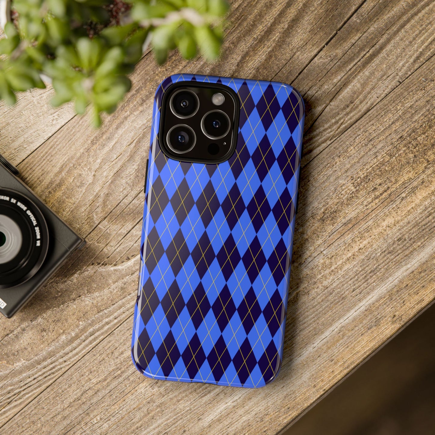 Stylish Argyle Phone Case - Tough Cases for Trendsetters