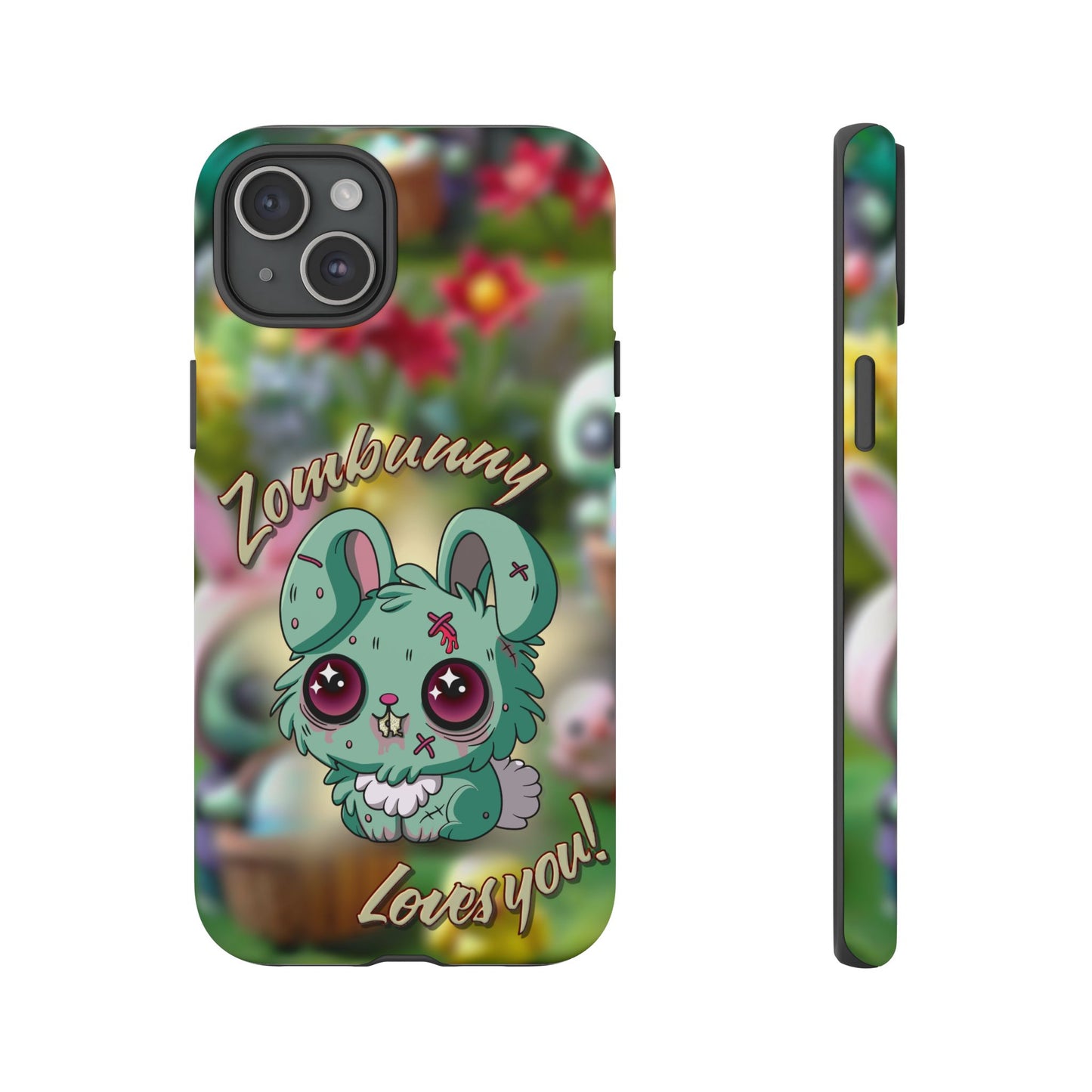 Phone Case - Cute Zombie Bunny - Zombunny Loves You