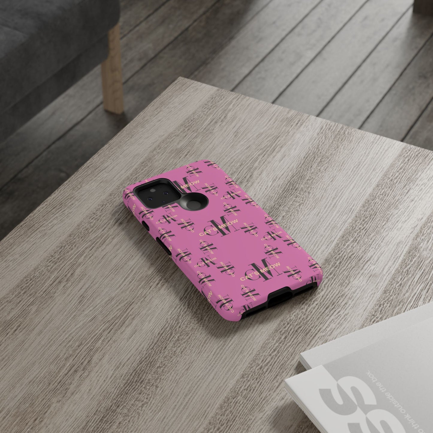 Phone Cases - Cat's Meow Logo Pattern Tough Cases