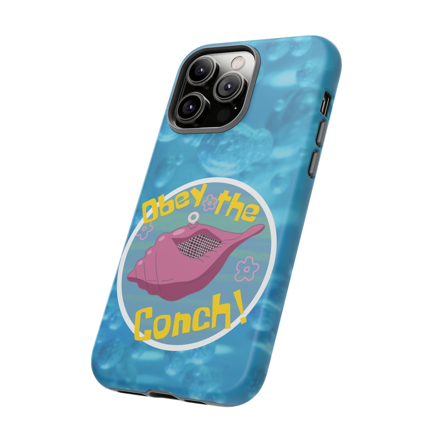 Phone Cases - Obey the Conch, Spongebob Design