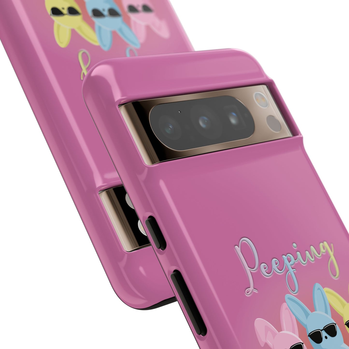 Phone Case - Peeping It Real Bunny Design for Easter & Spring