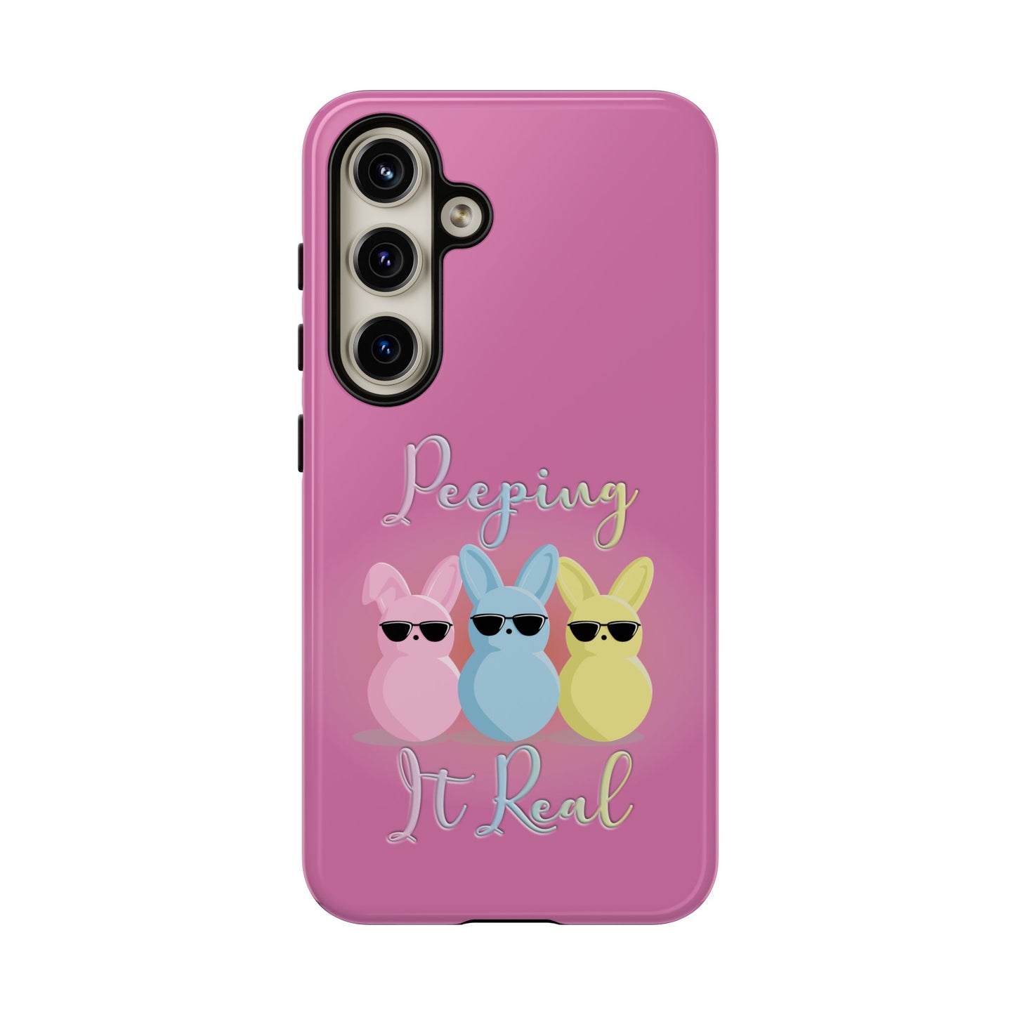 Phone Case - Peeping It Real Bunny Design for Easter & Spring