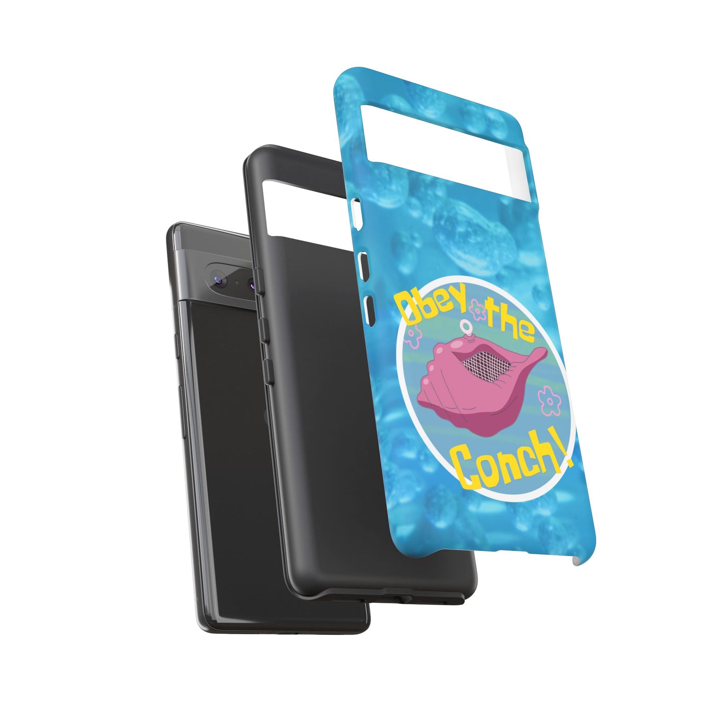 Phone Cases - Obey the Conch, Spongebob Design