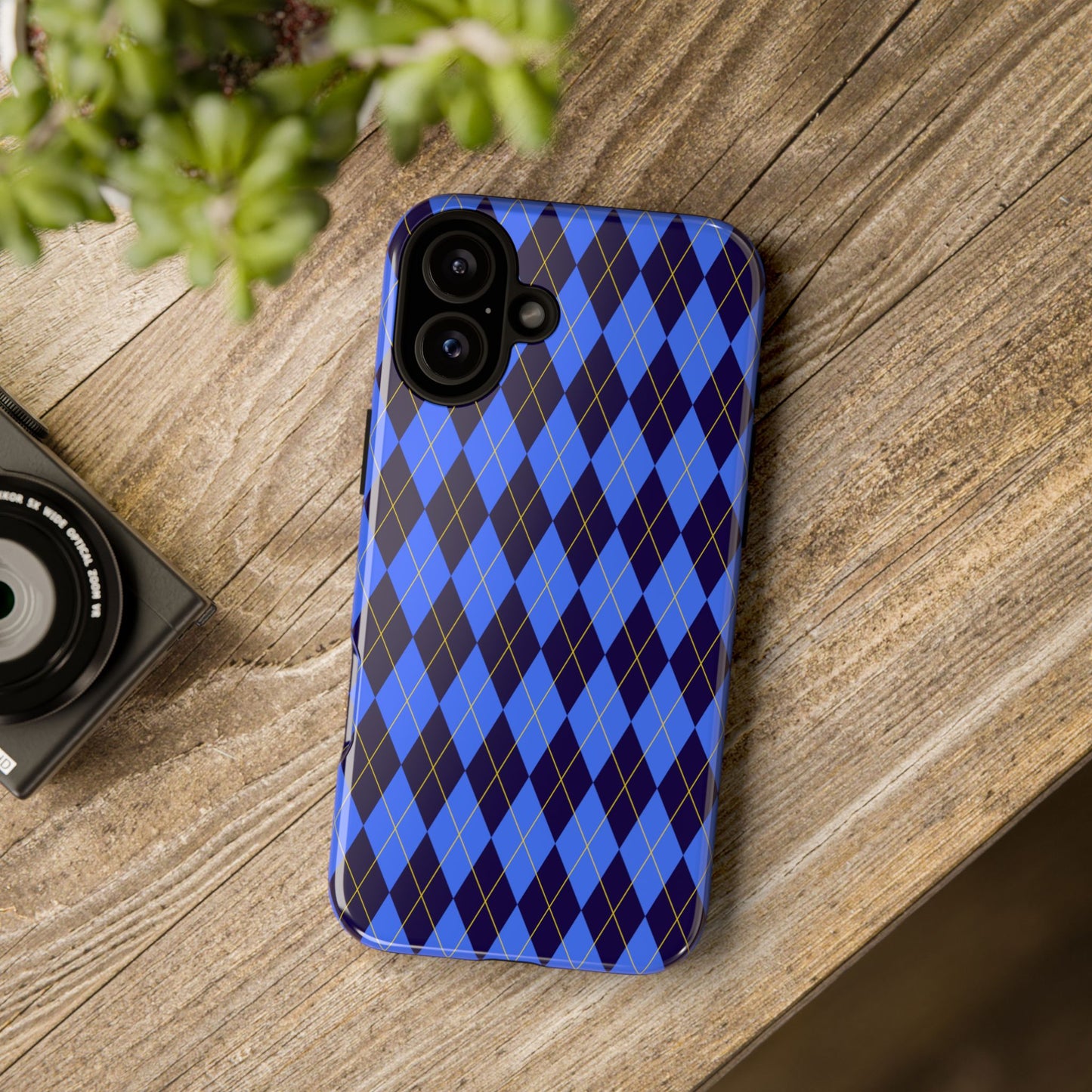 Stylish Argyle Phone Case - Tough Cases for Trendsetters