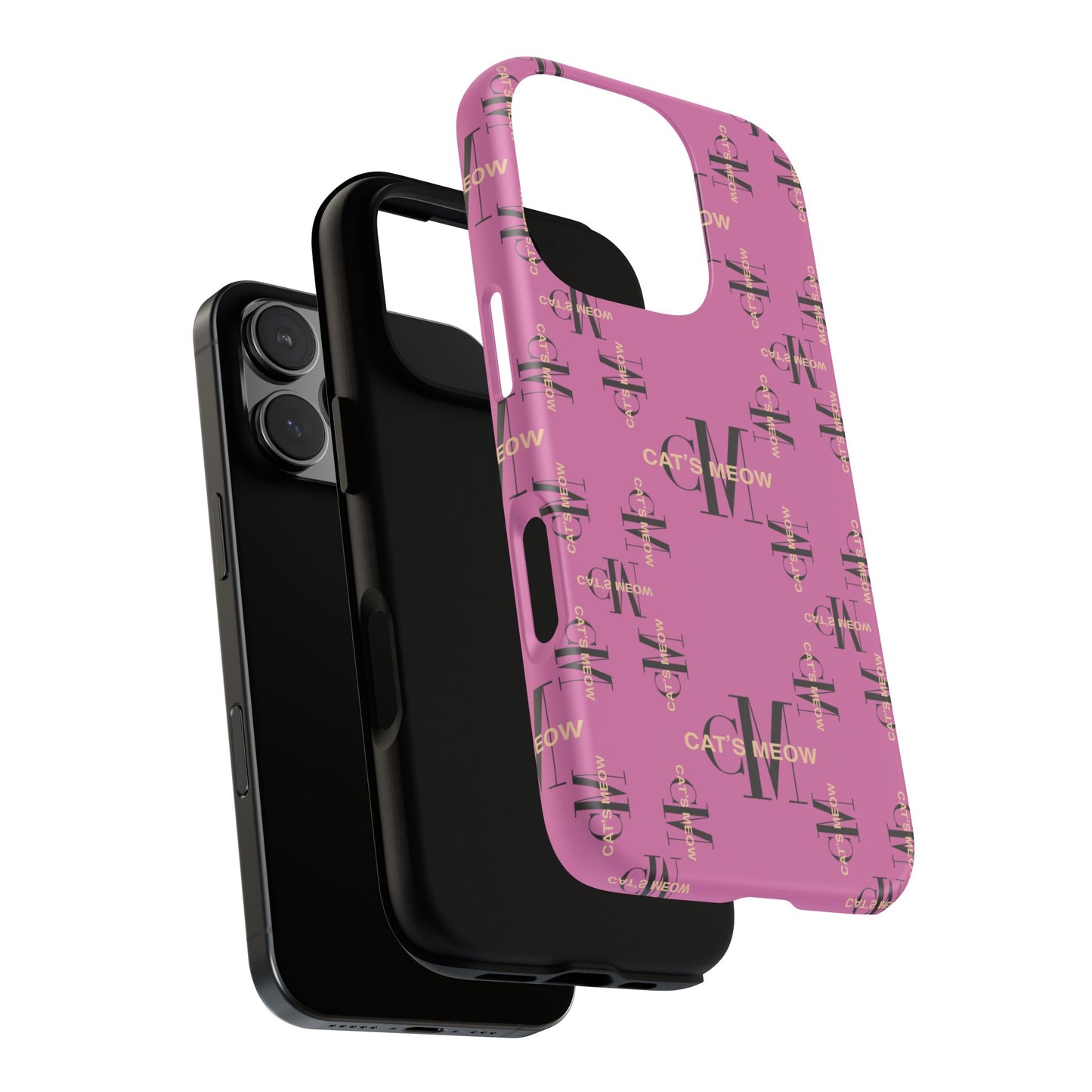 Phone Cases - Cat's Meow Logo Pattern Tough Cases