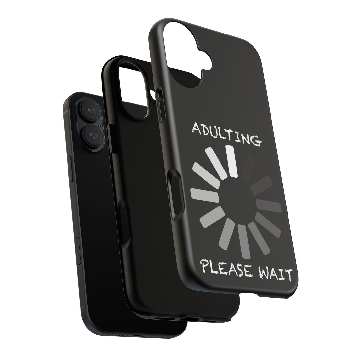 Phone Case - Adulting Please Wait Funny Tough Cases for Adults