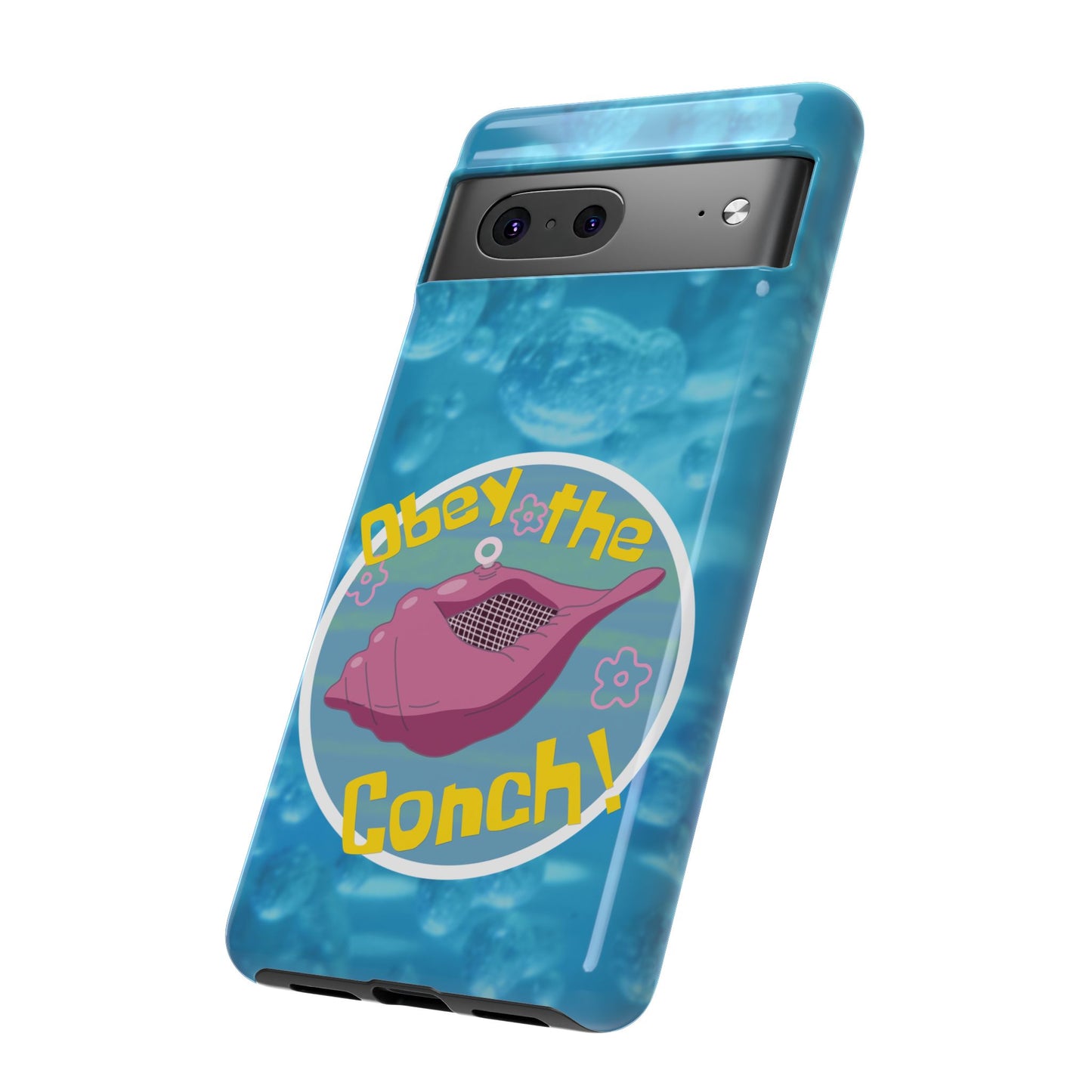 Phone Cases - Obey the Conch, Spongebob Design