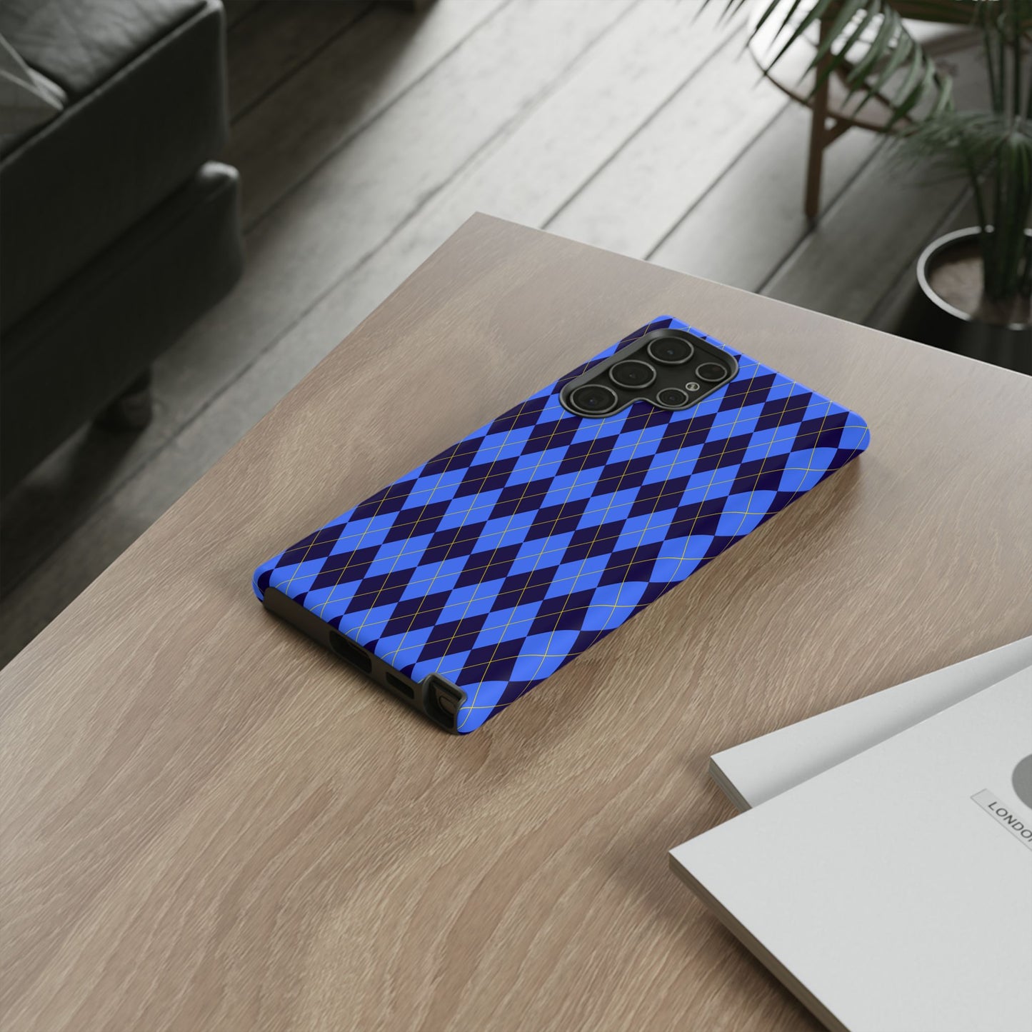 Stylish Argyle Phone Case - Tough Cases for Trendsetters