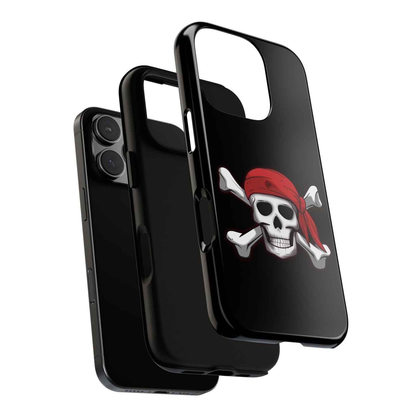 Pirate Skull and Crossbones with Jolly Roger Bandana - Tough Cases