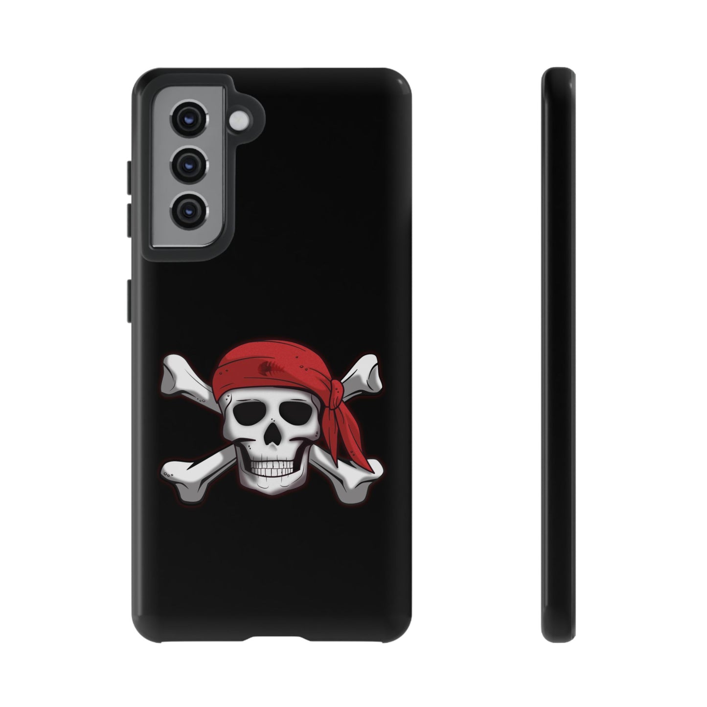 Pirate Skull and Crossbones with Jolly Roger Bandana - Tough Cases