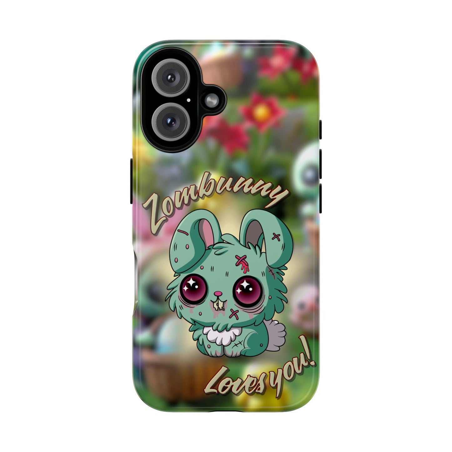 Phone Case - Cute Zombie Bunny - Zombunny Loves You