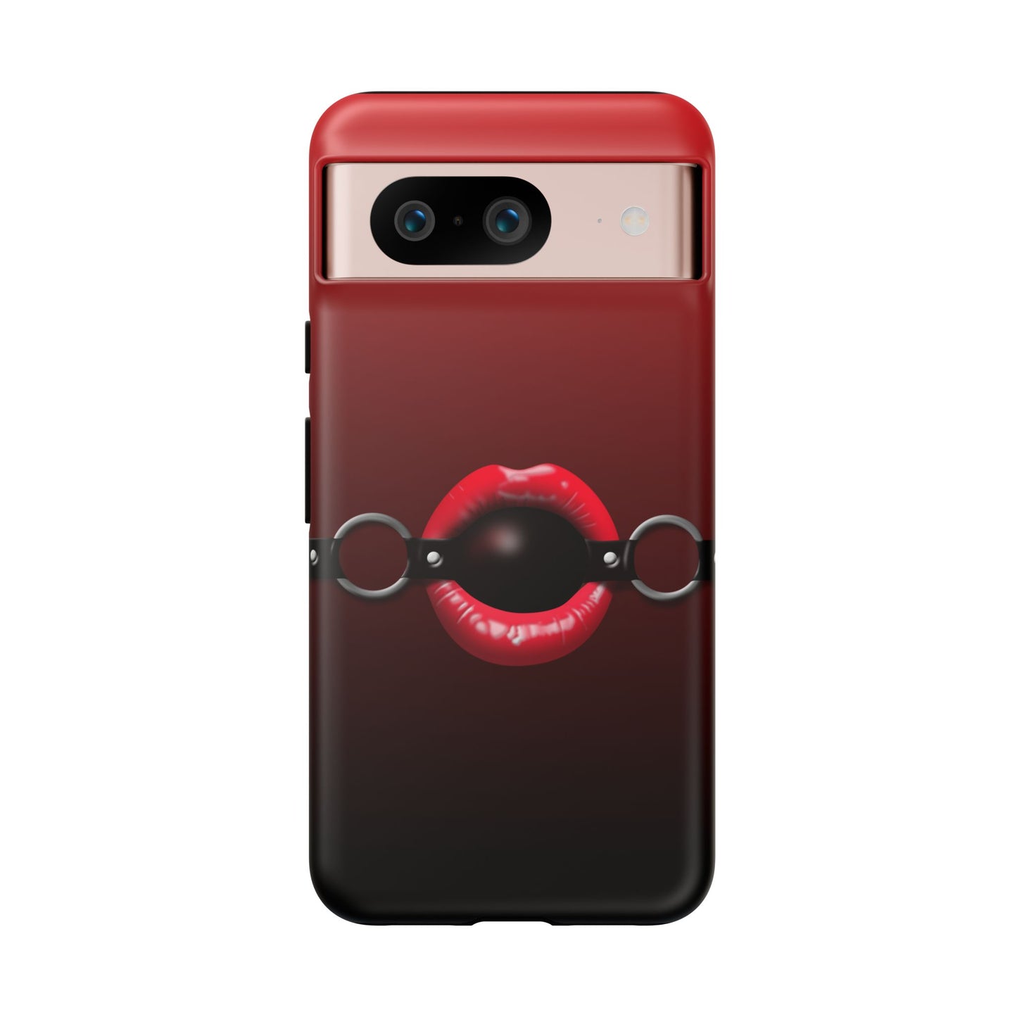 Phone Tough Case - Red Lips Gag Ball Design