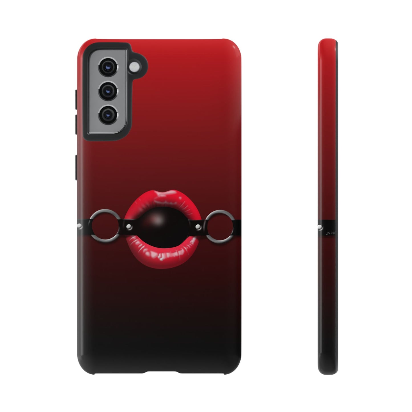 Phone Tough Case - Red Lips Gag Ball Design