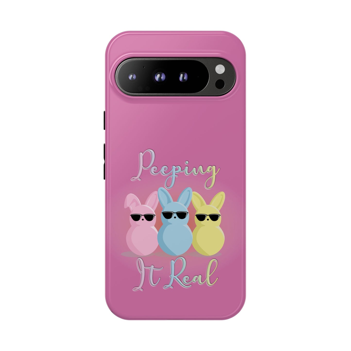 Phone Case - Peeping It Real Bunny Design for Easter & Spring