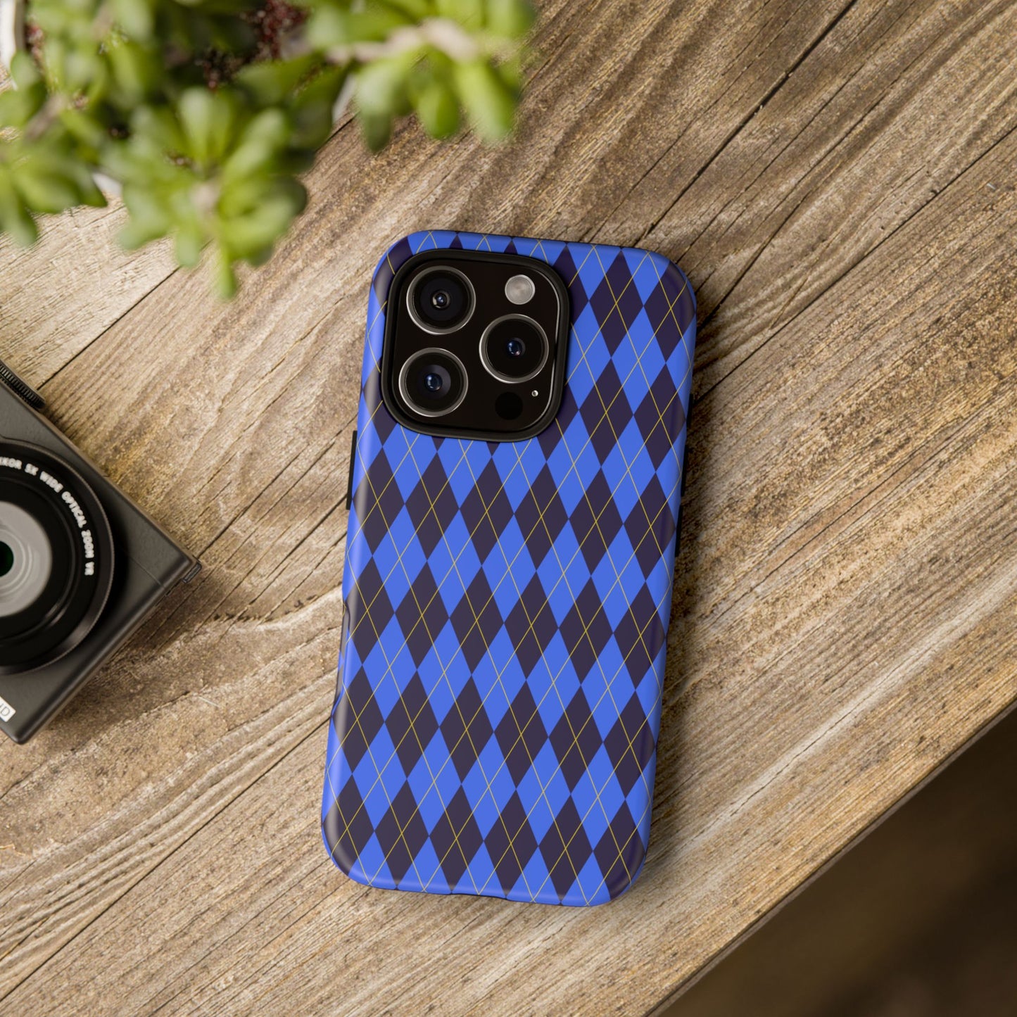 Stylish Argyle Phone Case - Tough Cases for Trendsetters