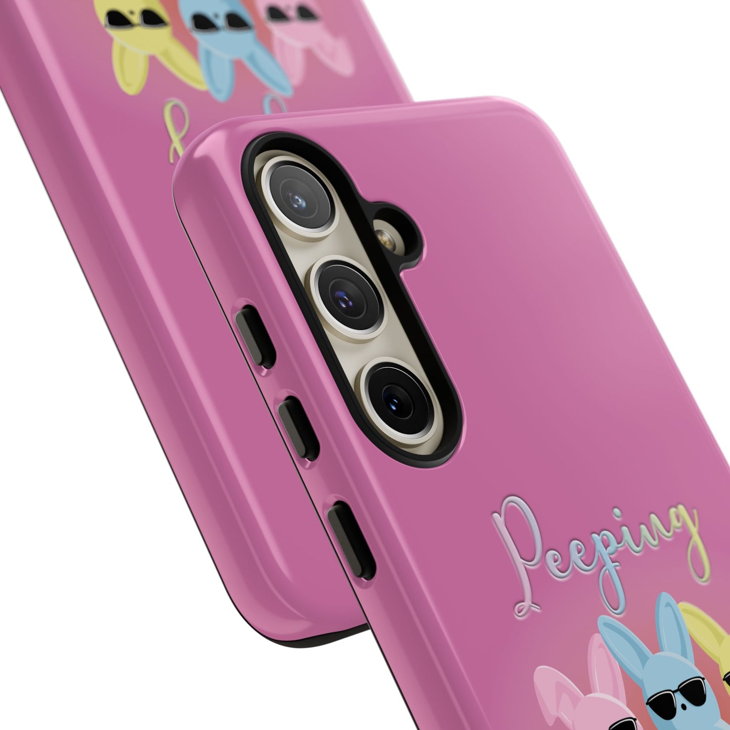 Phone Case - Peeping It Real Bunny Design for Easter & Spring