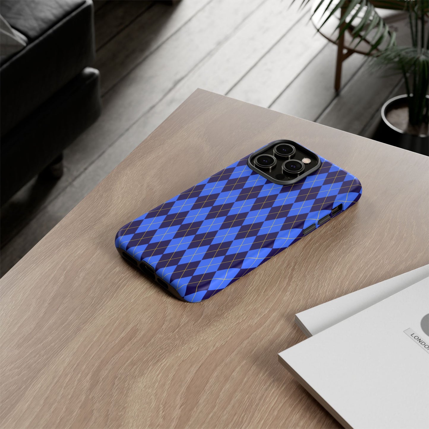 Stylish Argyle Phone Case - Tough Cases for Trendsetters