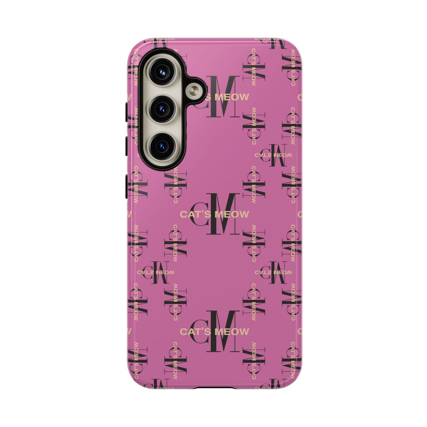 Phone Cases - Cat's Meow Logo Pattern Tough Cases