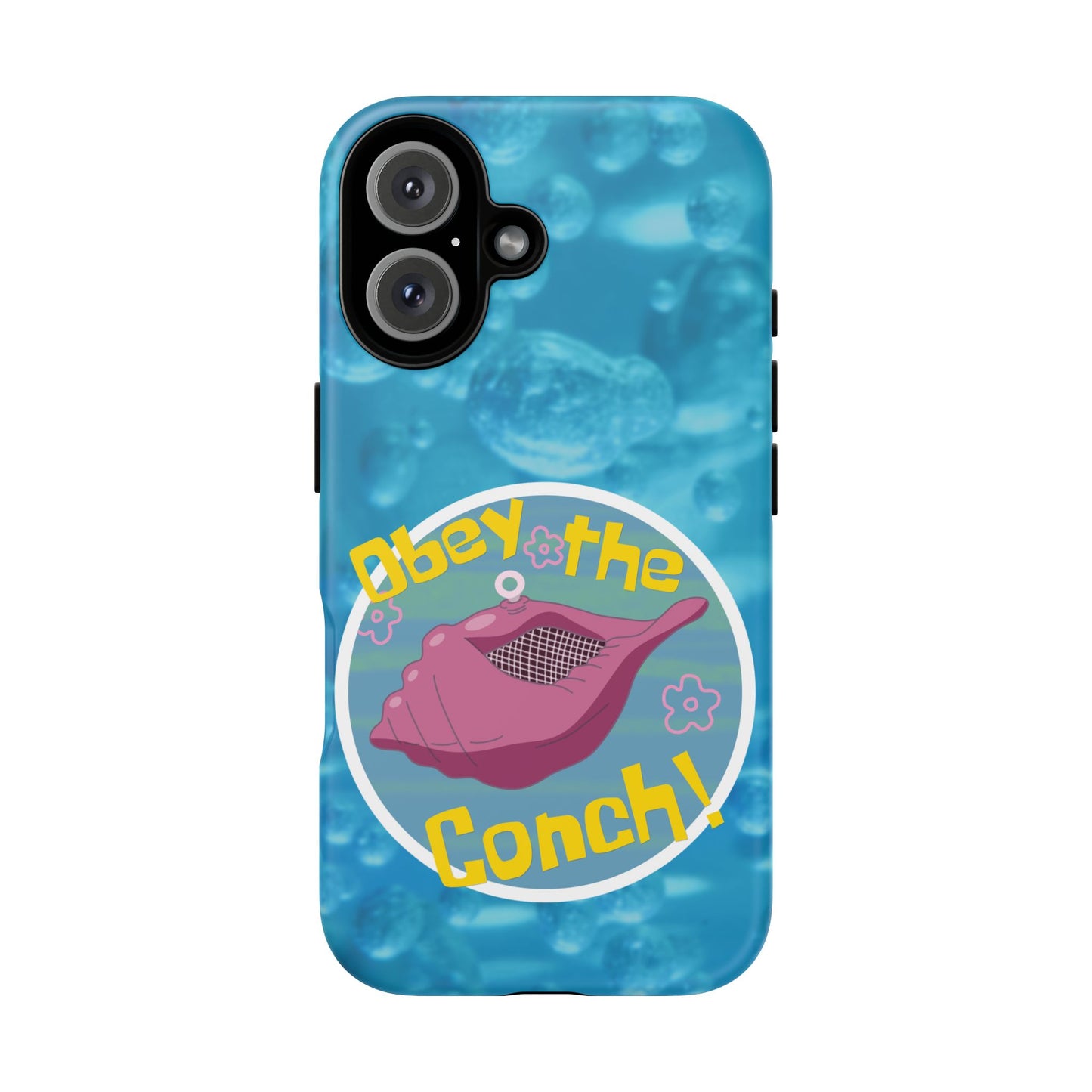 Phone Cases - Obey the Conch, Spongebob Design