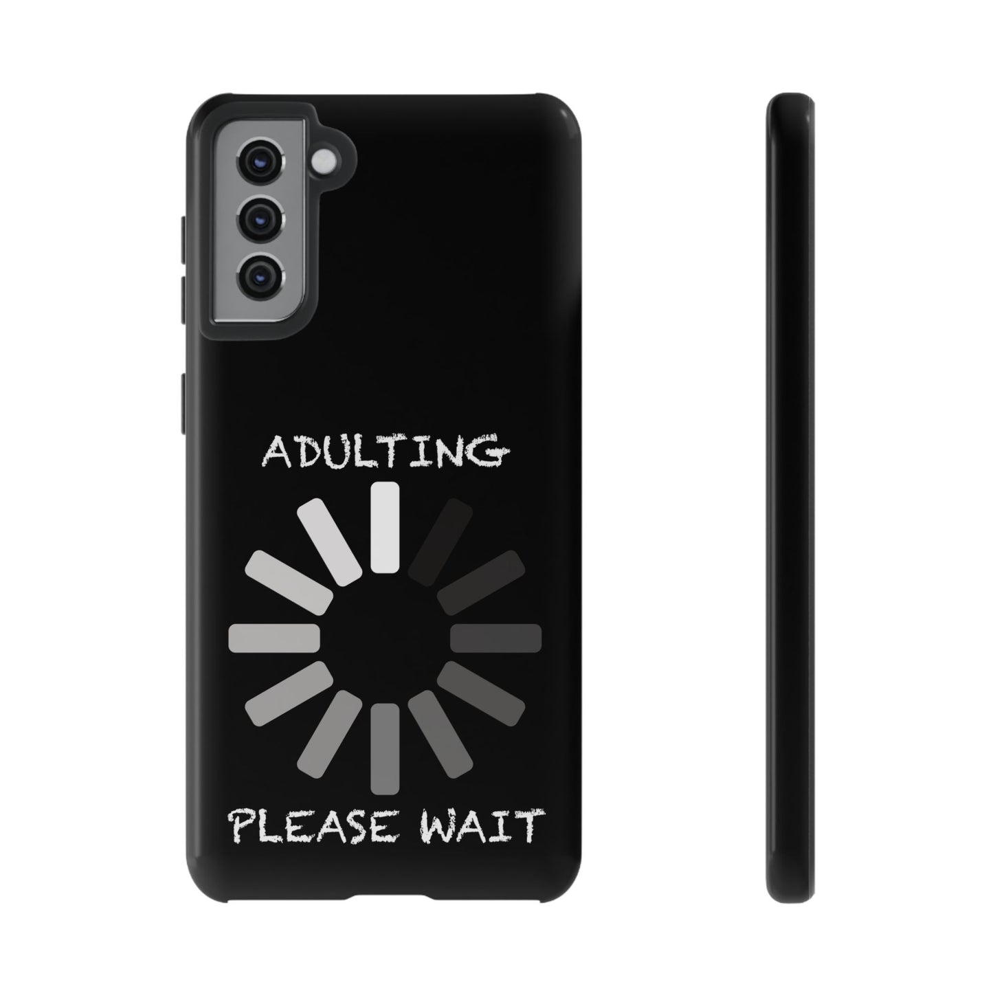 Phone Case - Adulting Please Wait Funny Tough Cases for Adults