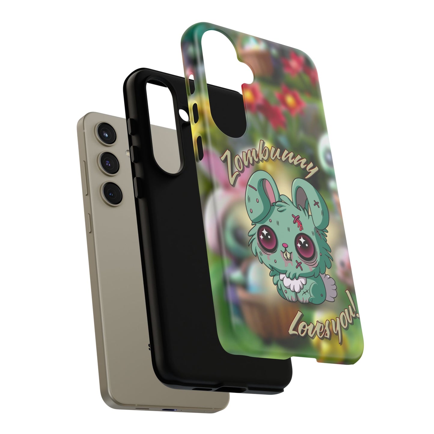 Phone Case - Cute Zombie Bunny - Zombunny Loves You