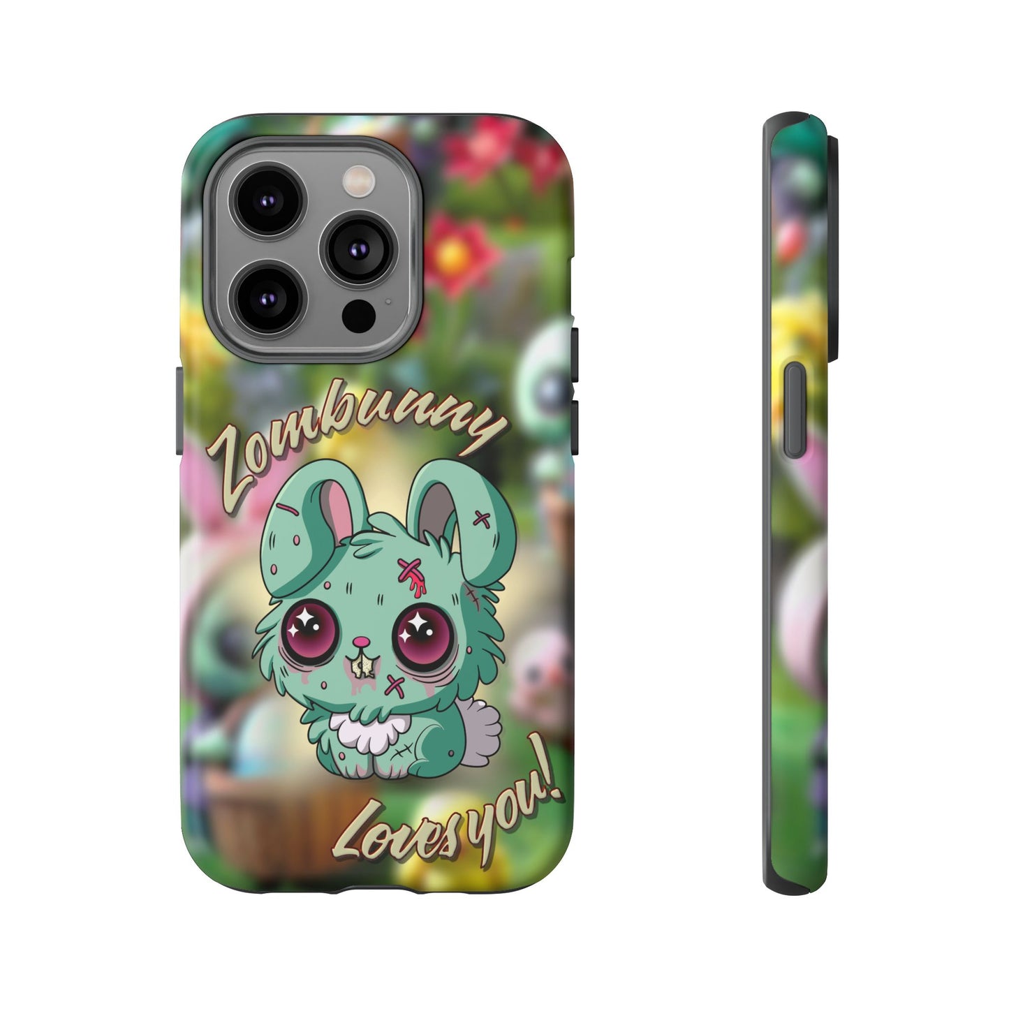 Phone Case - Cute Zombie Bunny - Zombunny Loves You