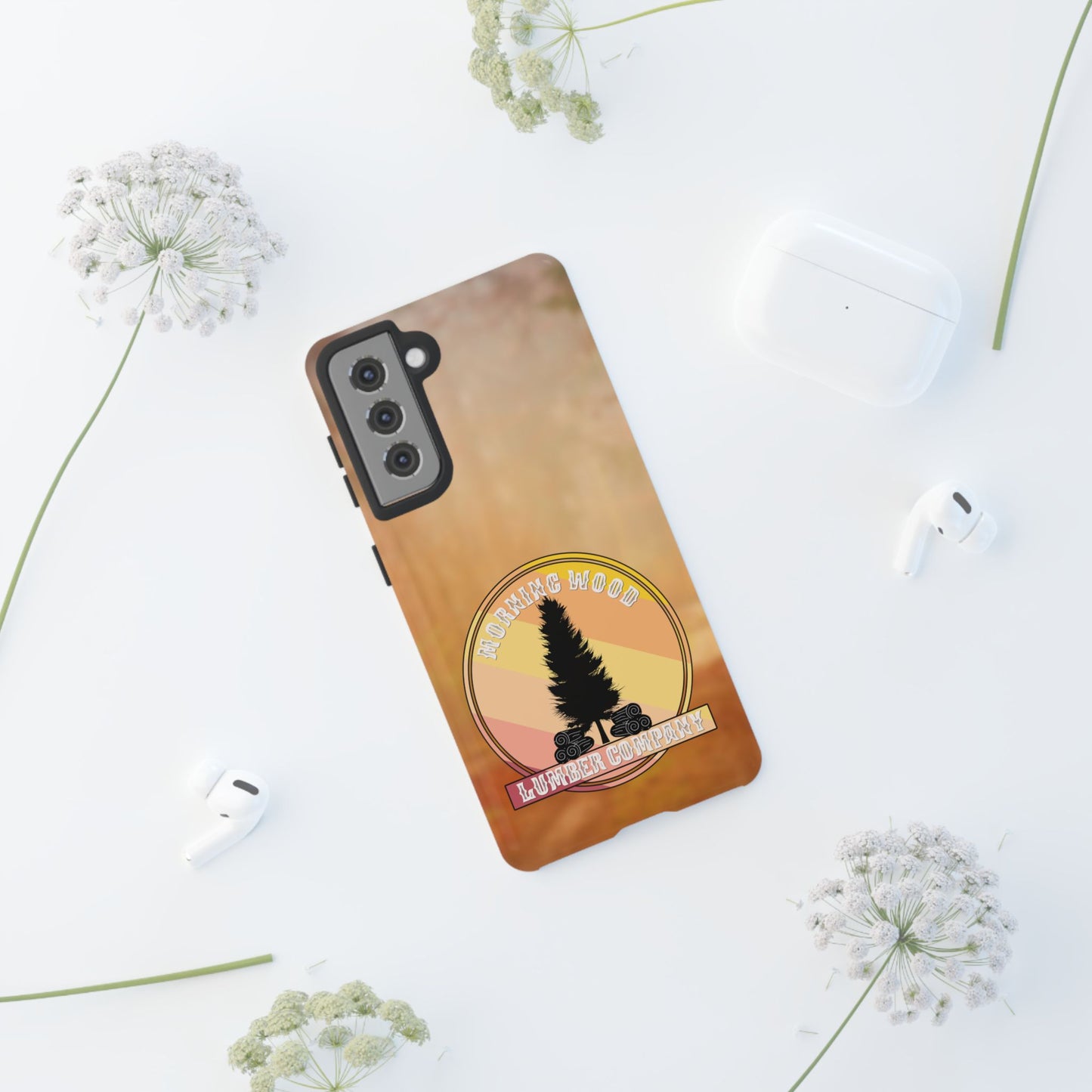 Vintage Morning Wood Phone Case - Tough Cases