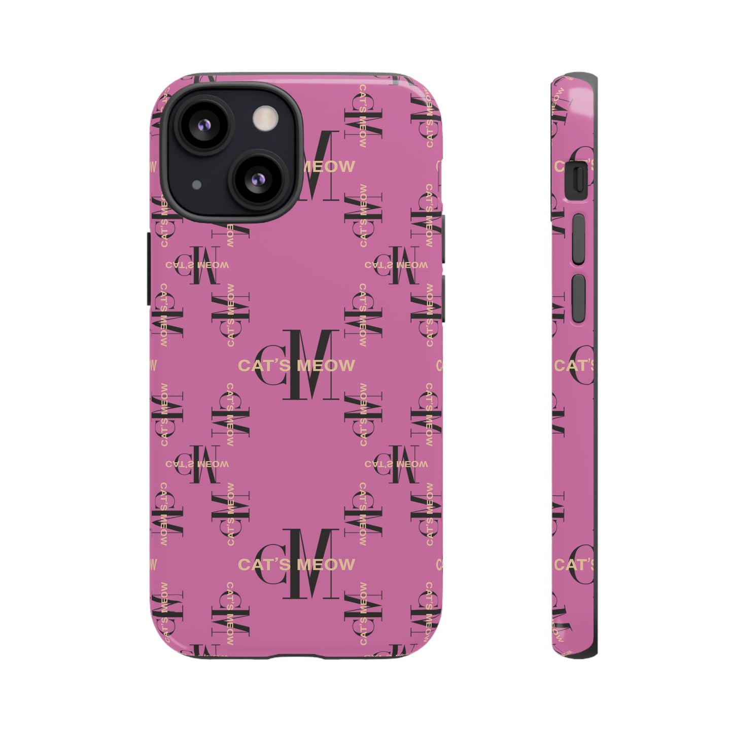 Phone Cases - Cat's Meow Logo Pattern Tough Cases