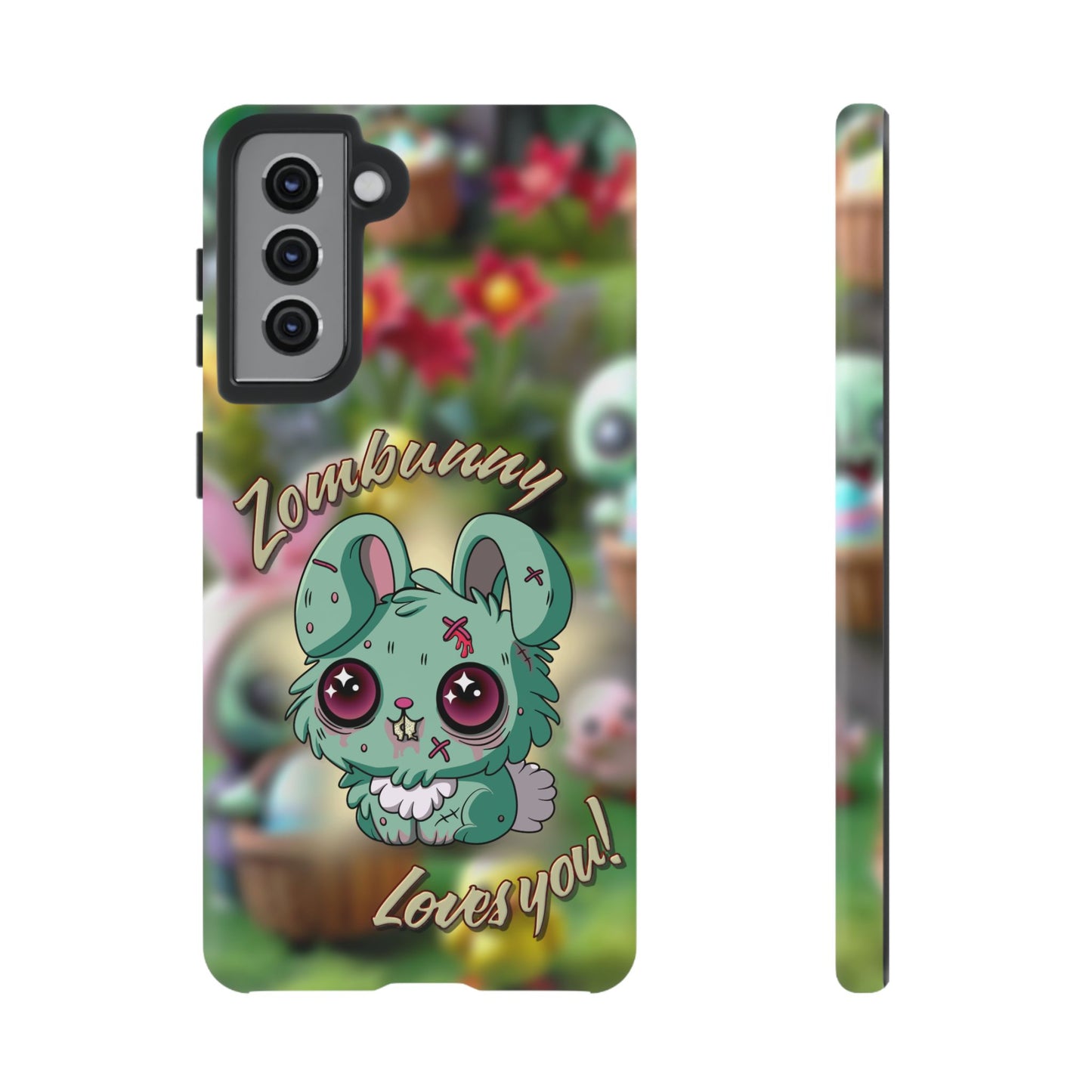 Phone Case - Cute Zombie Bunny - Zombunny Loves You