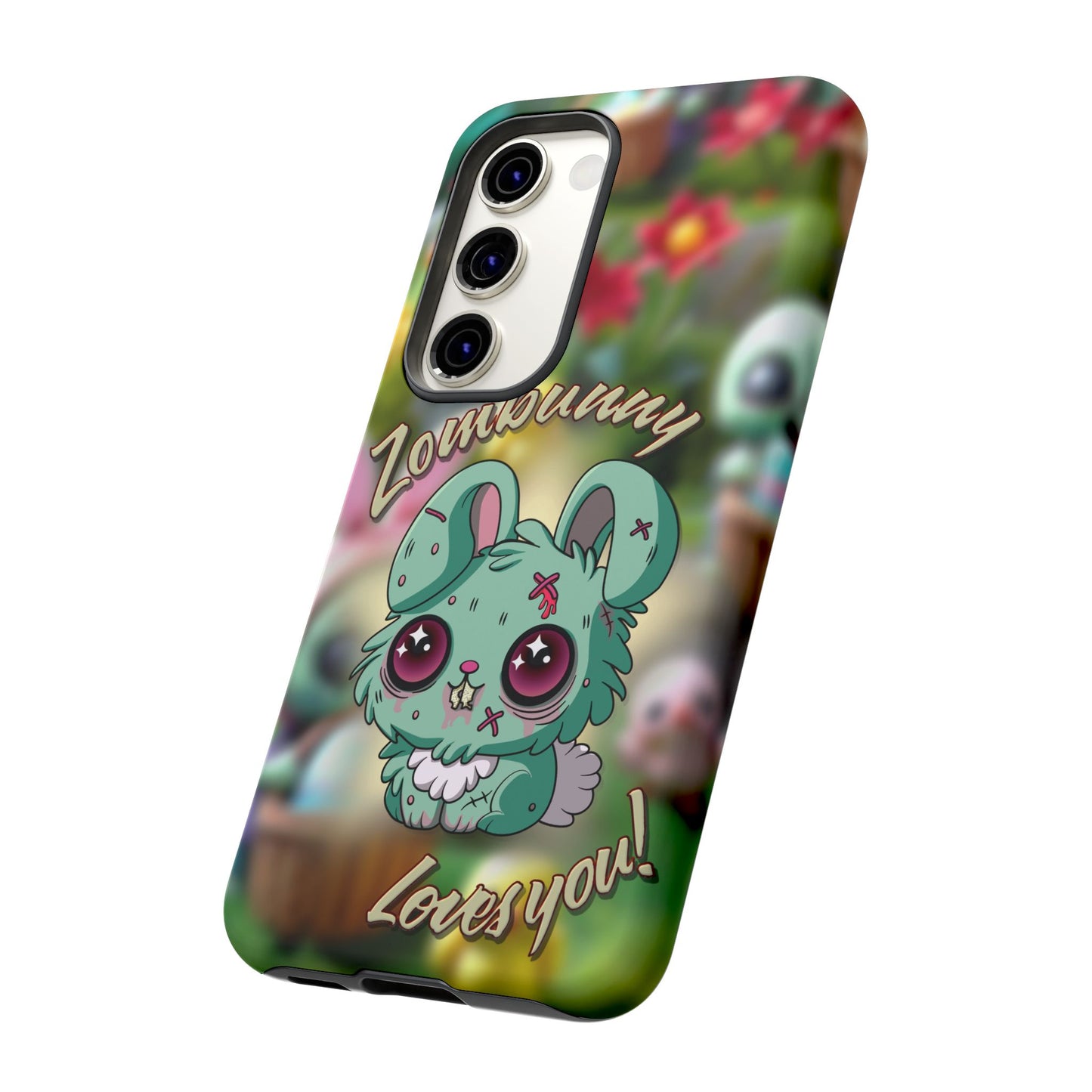 Phone Case - Cute Zombie Bunny - Zombunny Loves You