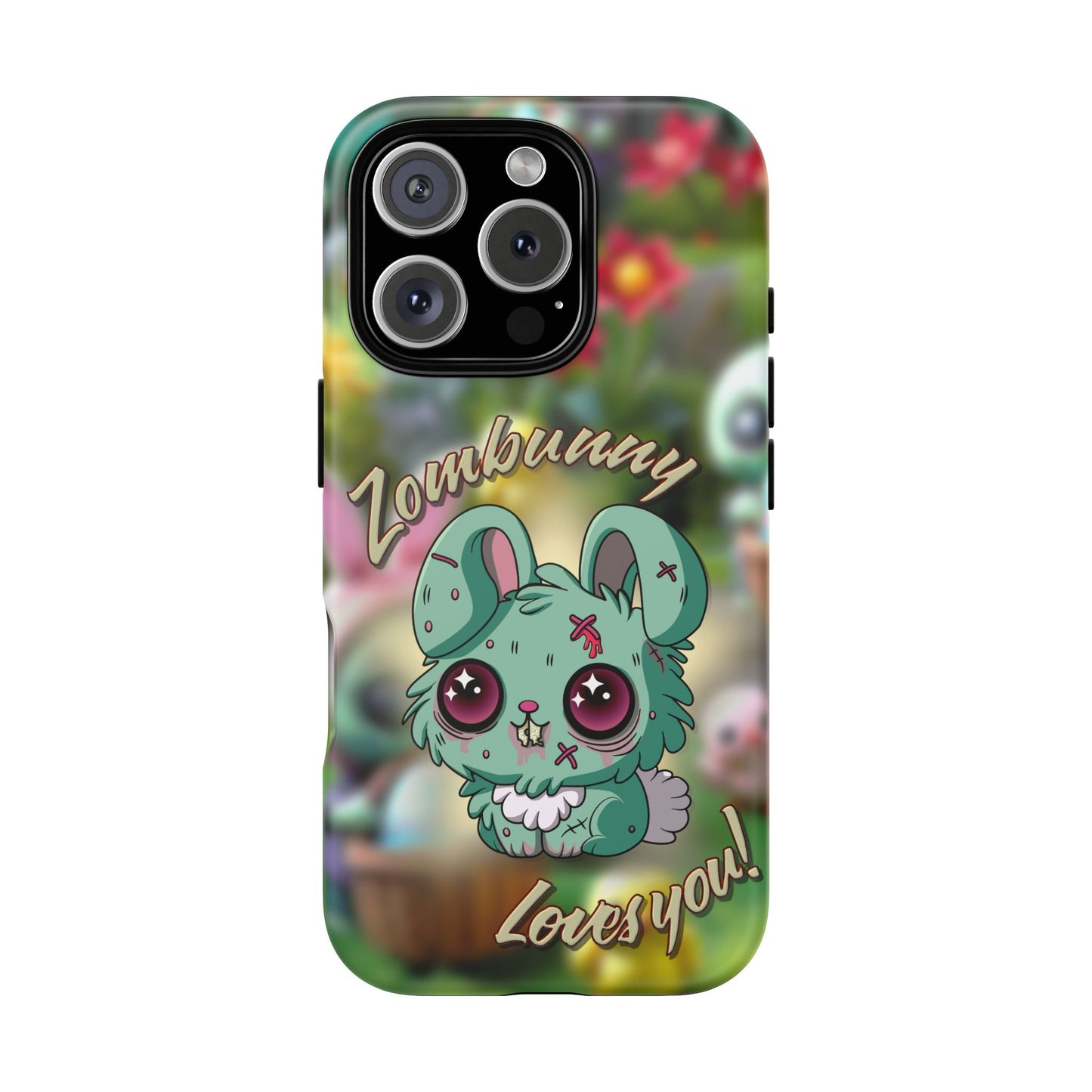 Phone Case - Cute Zombie Bunny - Zombunny Loves You