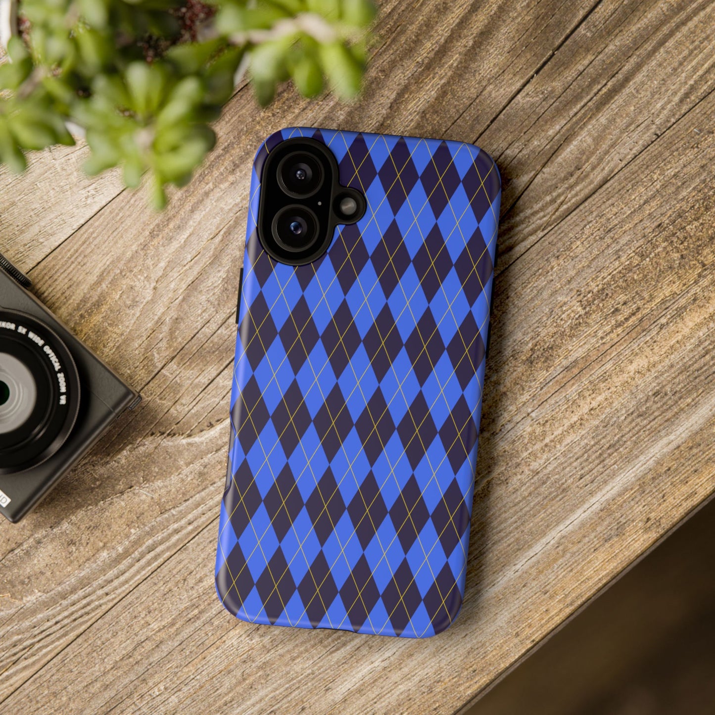 Stylish Argyle Phone Case - Tough Cases for Trendsetters